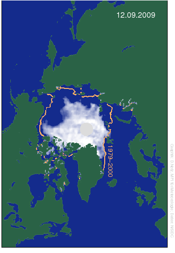 Arktisches Meereis 2009, Dirk Notz