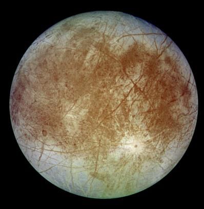 Bild des Jupiter-Monds Europa (NASA/JPL/DLR)
